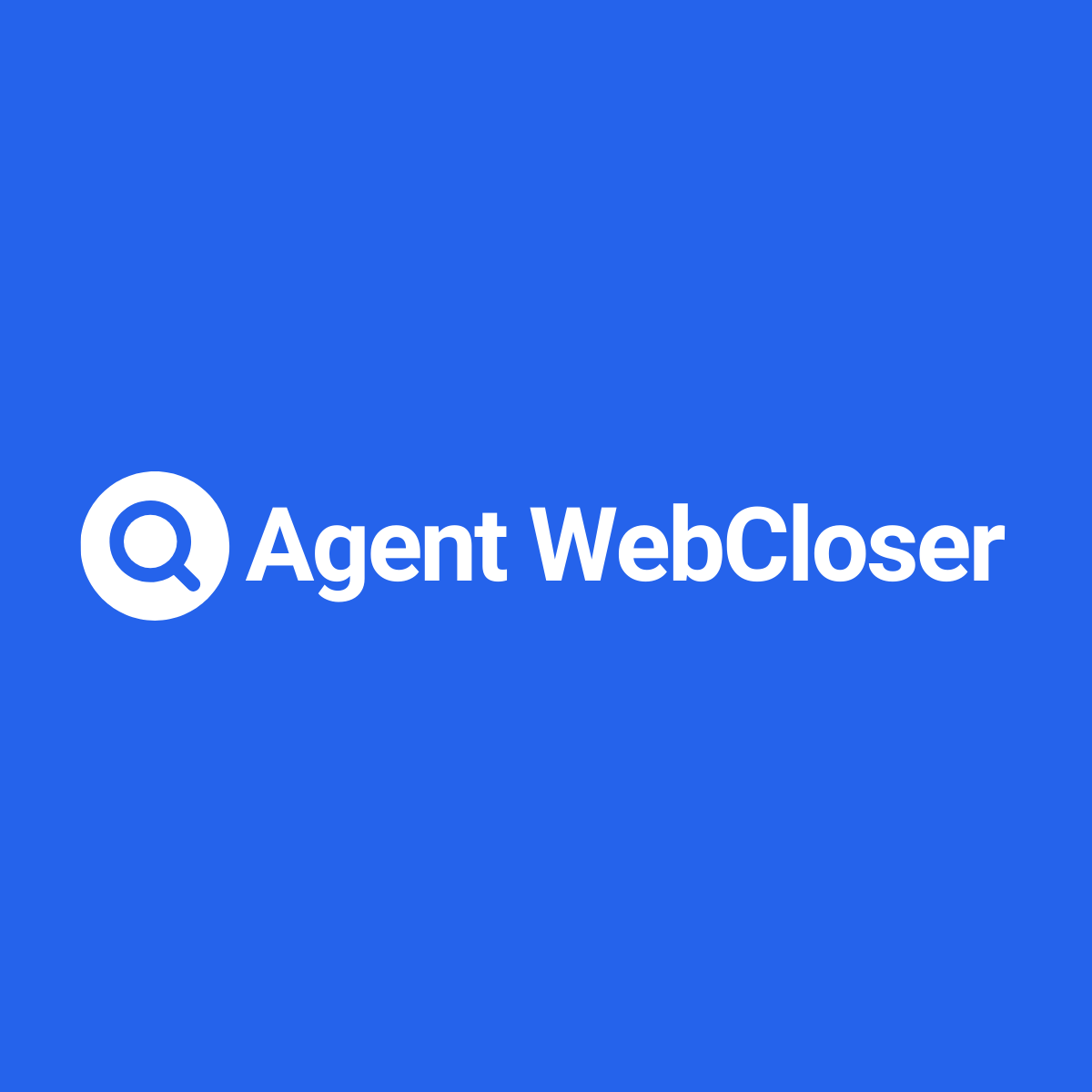 Agent WebCloser logo